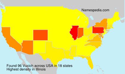Surname Vucich in USA