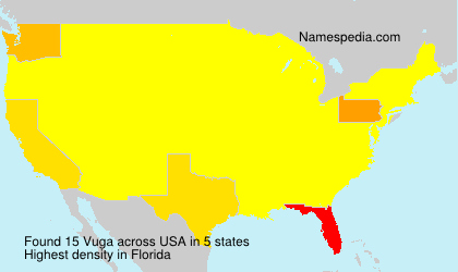 Surname Vuga in USA Surname Vuga in USA