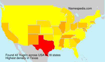 Surname Vugrin in USA Surname Vugrin in USA