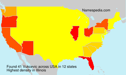 Surname Vukcevic in USA Surname Vukcevic in USA