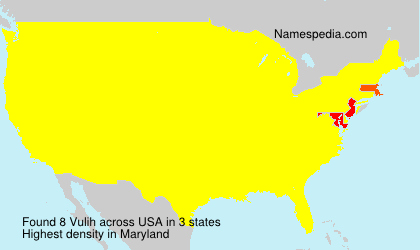 Surname Vulih in USA Surname Vulih in USA