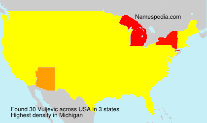 Surname Vuljevic in USA Surname Vuljevic in USA