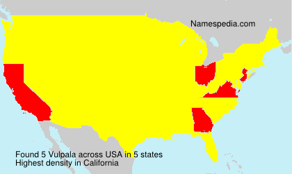 Surname Vulpala in USA Surname Vulpala in USA