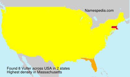 Surname Vulter in USA Surname Vulter in USA