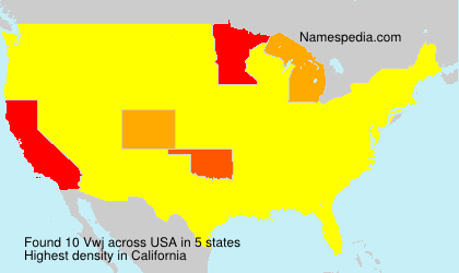Surname Vwj in USA Surname Vwj in USA