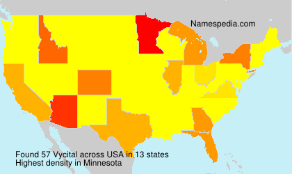 Surname Vycital in USA Surname Vycital in USA