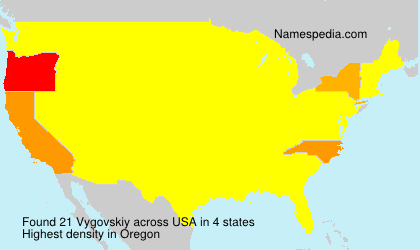 Surname Vygovskiy in USA Surname Vygovskiy in USA