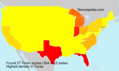 Surname Vyner in USA Surname Vyner in USA