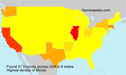 Surname Vysocky in USA Surname Vysocky in USA