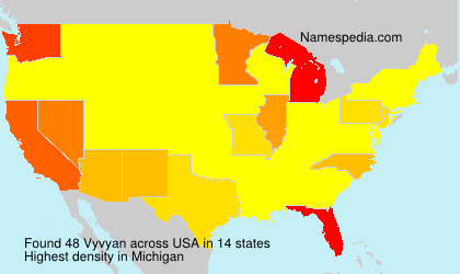 Surname Vyvyan in USA Surname Vyvyan in USA