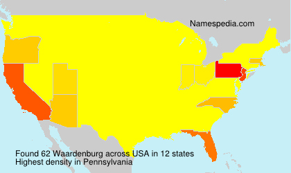 Surname Waardenburg in USA Surname Waardenburg in USA