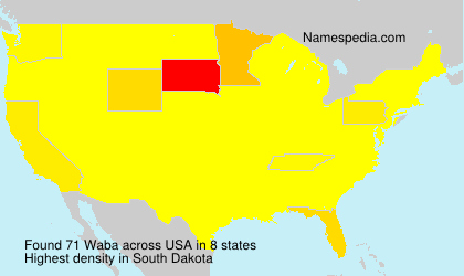 Surname Waba in USA Surname Waba in USA