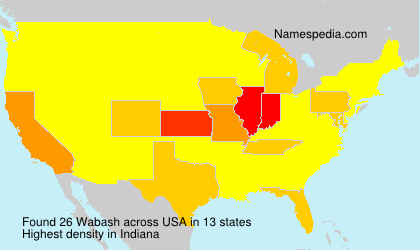 Surname Wabash in USA Surname Wabash in USA