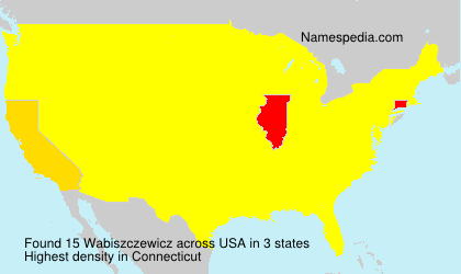 Surname Wabiszczewicz in USA Surname Wabiszczewicz in USA