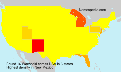 Surname Wachocki in USA Surname Wachocki in USA