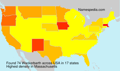 Surname Wackerbarth in USA Surname Wackerbarth in USA