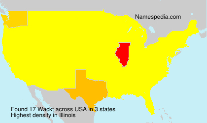 Surname Wackt in USA Surname Wackt in USA