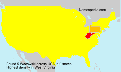 Surname Wacowski in USA Surname Wacowski in USA