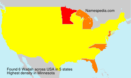 Surname Wadah in USA Surname Wadah in USA