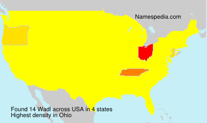 Surname Wadl in USA Surname Wadl in USA