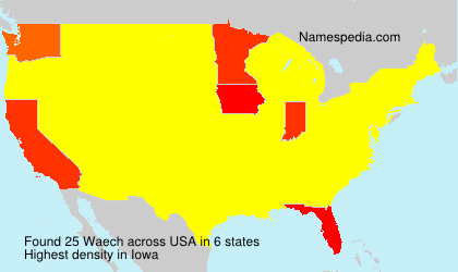 Surname Waech in USA Surname Waech in USA