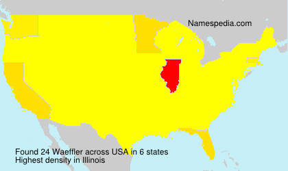 Surname Waeffler in USA Surname Waeffler in USA
