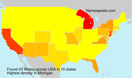 Surname Wafaa in USA Surname Wafaa in USA