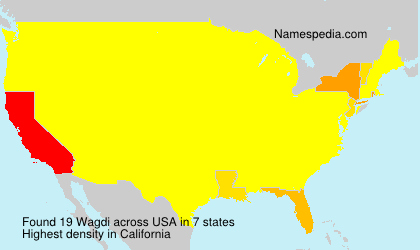 Surname Wagdi in USA Surname Wagdi in USA