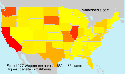 Surname Wagemann in USA Surname Wagemann in USA