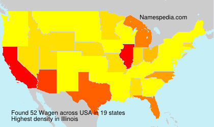 Surname Wagen in USA Surname Wagen in USA