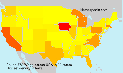 Surname Wagg in USA Surname Wagg in USA