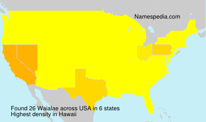 Surname Waialae in USA Surname Waialae in USA