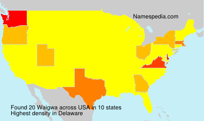 Surname Waigwa in USA Surname Waigwa in USA