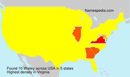 Surname Wailey in USA Surname Wailey in USA