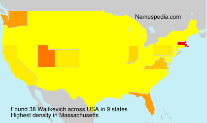 Surname Waitkevich in USA Surname Waitkevich in USA