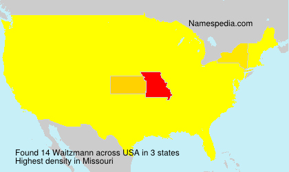 Surname Waitzmann in USA Surname Waitzmann in USA