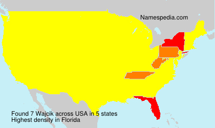Surname Wajcik in USA Surname Wajcik in USA