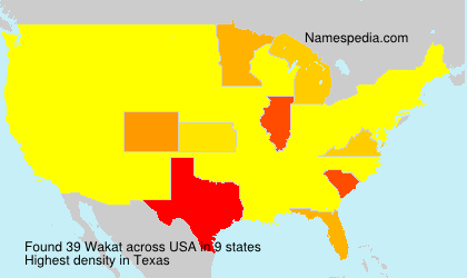 Surname Wakat in USA Surname Wakat in USA