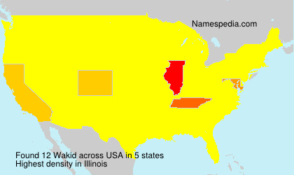 Surname Wakid in USA Surname Wakid in USA