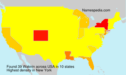 Surname Waknin in USA Surname Waknin in USA