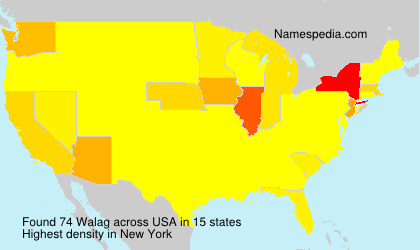 Surname Walag in USA Surname Walag in USA