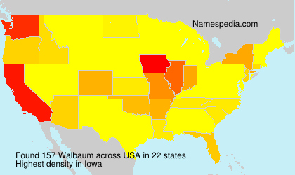 Surname Walbaum in USA Surname Walbaum in USA