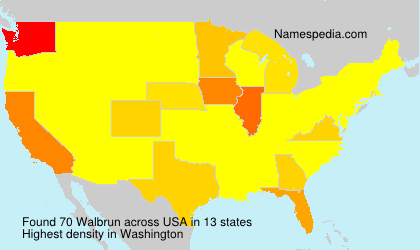 Surname Walbrun in USA Surname Walbrun in USA