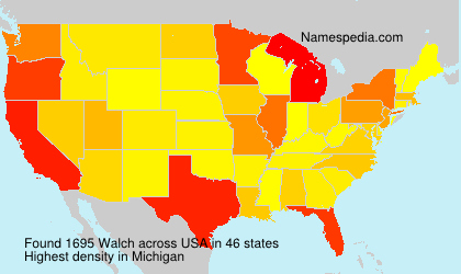 Surname Walch in USA Surname Walch in USA
