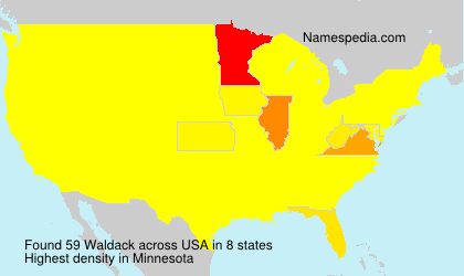 Surname Waldack in USA Surname Waldack in USA