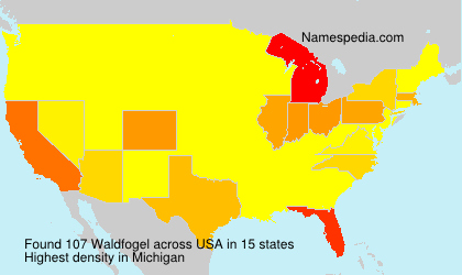 Surname Waldfogel in USA