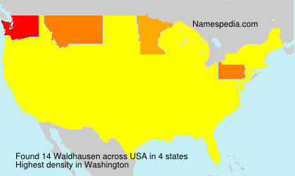 Surname Waldhausen in USA Surname Waldhausen in USA