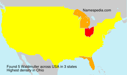 Surname Waldmuller in USA Surname Waldmuller in USA