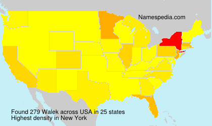 Surname Walek in USA Surname Walek in USA