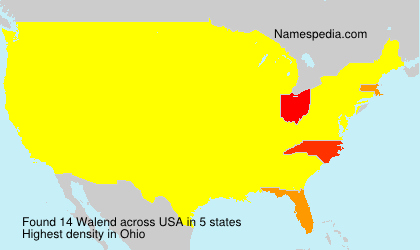 Surname Walend in USA Surname Walend in USA